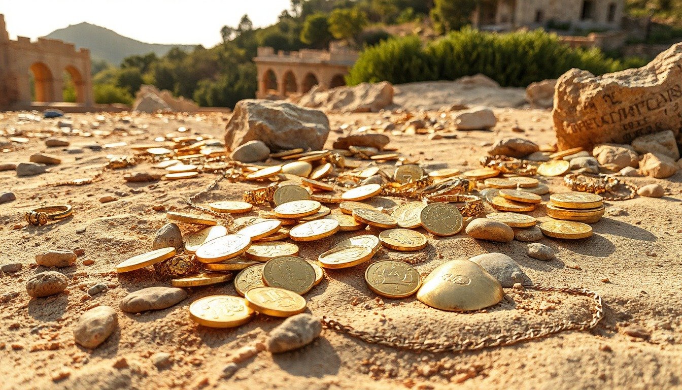 Ancient Gold Coins and Jewelry Unearthed Near Galilee