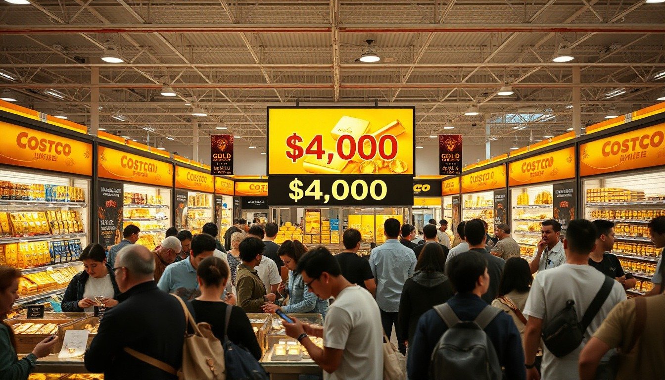 Costco's Gold Boom: Sales Surge as Prices Hit $4,000!