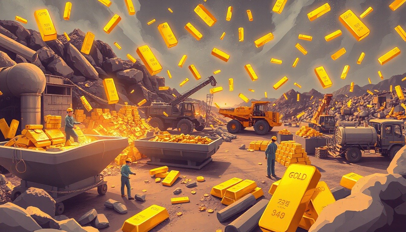 Gold Market Dips: Asia Mining Stocks Plunge After Bullion Drop