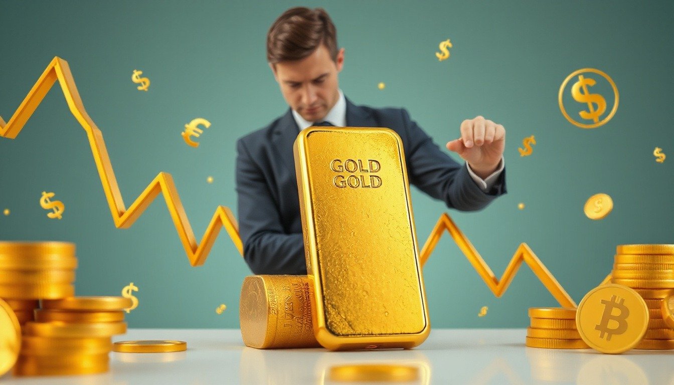 Gold Prices Dip as Powell's Caution Stifles Rate Cut Optimism