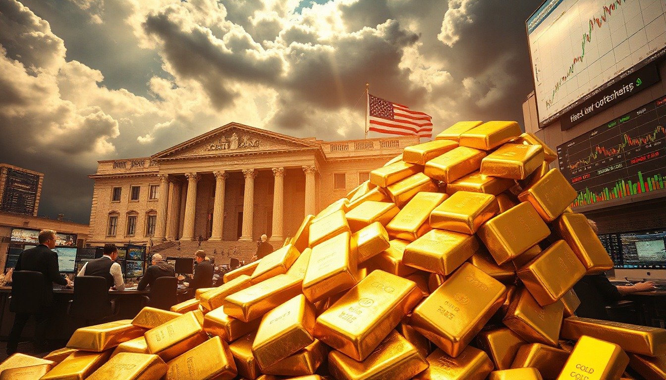 Gold Plummets 3% as Fed's Hawkish Stance Rattles Market
