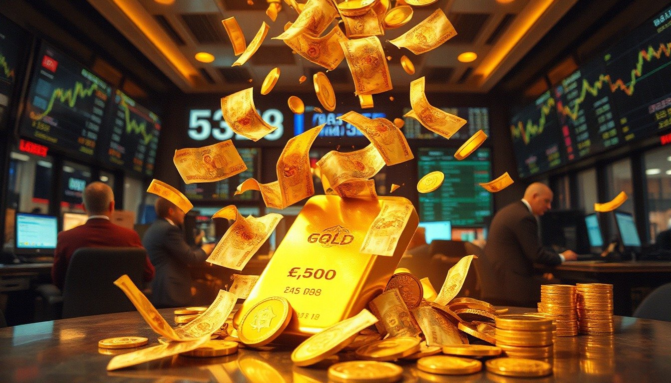 Gold Plummets ₹5,000 as Market Reacts to Fed Cues