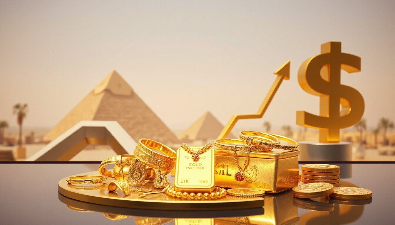 Gold Prices Dip in Egypt: 21K Hits New Low Amid Dollar Surge