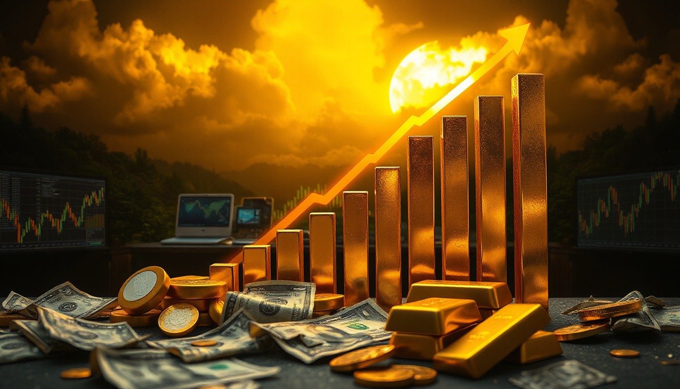 Gold Rises as Traders Eye Rate Cut Amid Weak U.S. Data