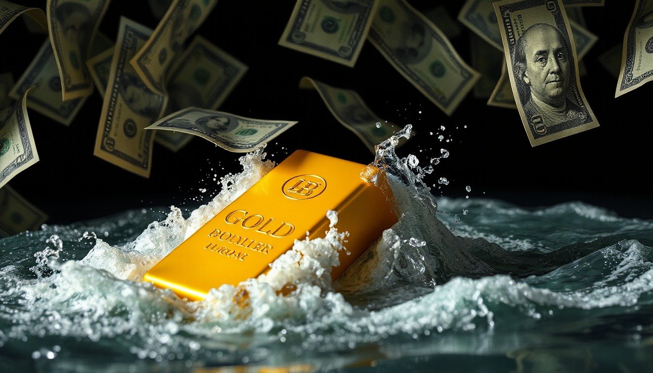 Gold Struggles Below $4K Amid Strong Dollar & Fed Caution