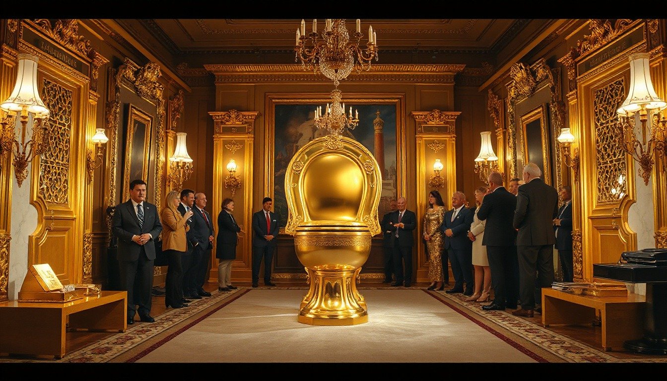 Gold Toilet Fetches $12M at Sotheby’s: A Metallic Masterpiece!