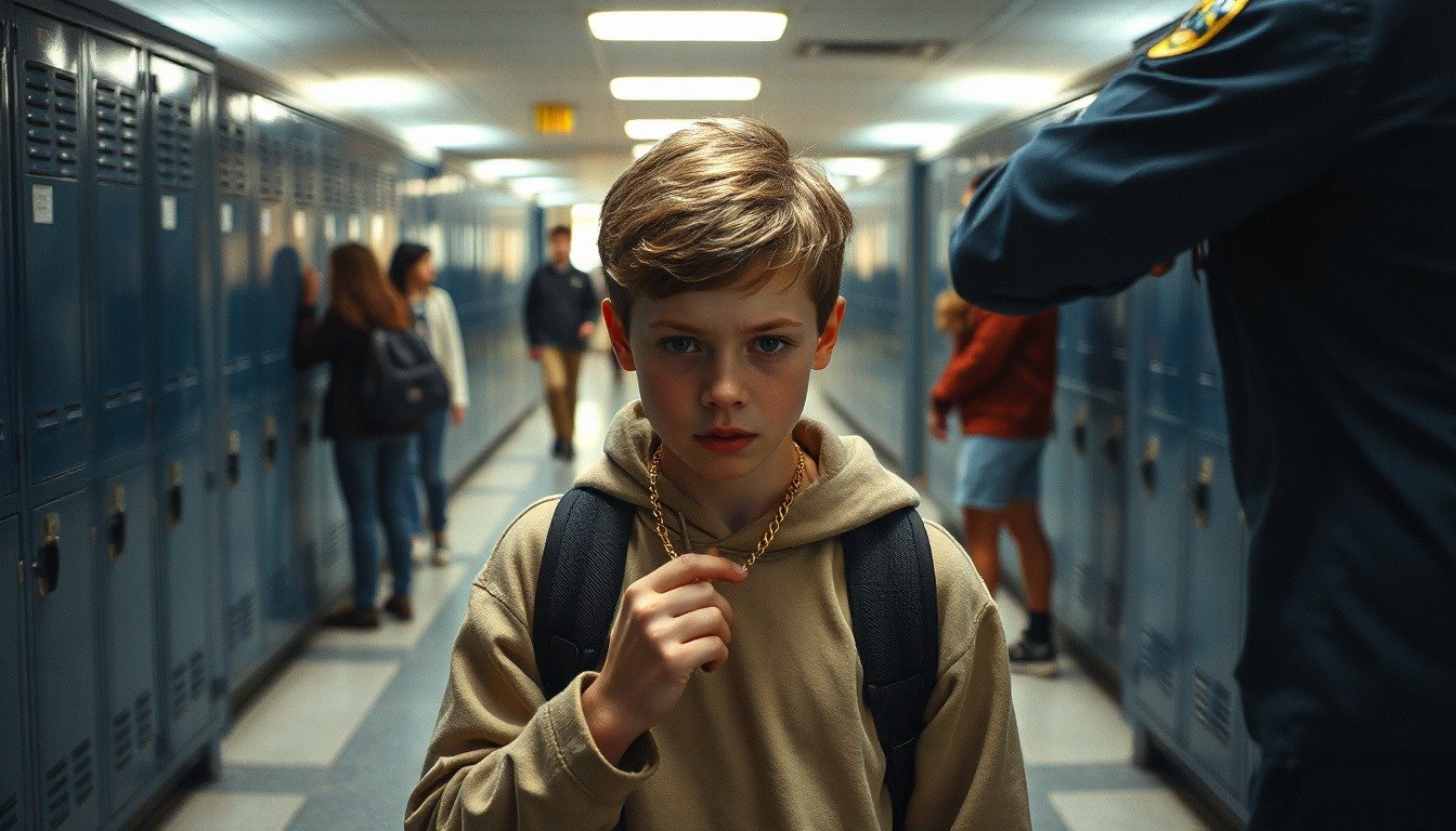 Middle School Theft: Student Arrested for Stolen Gold Necklace