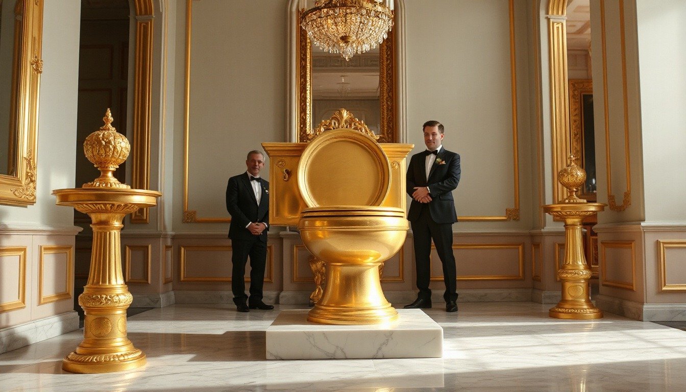Ripley's Triumph: Golden Toilet Fetches $12M at Auction