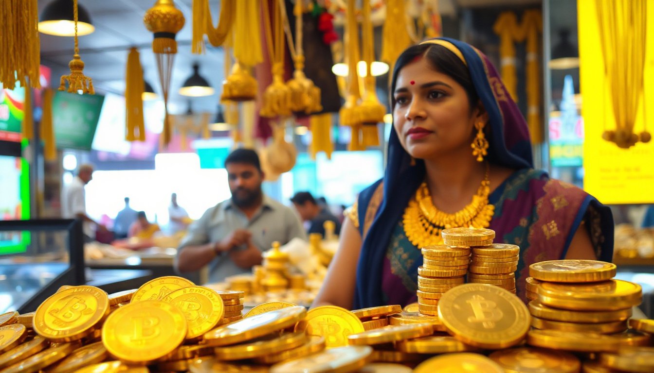 India Shifts Gold Investment: Coins and Bars Surpass Jewelry