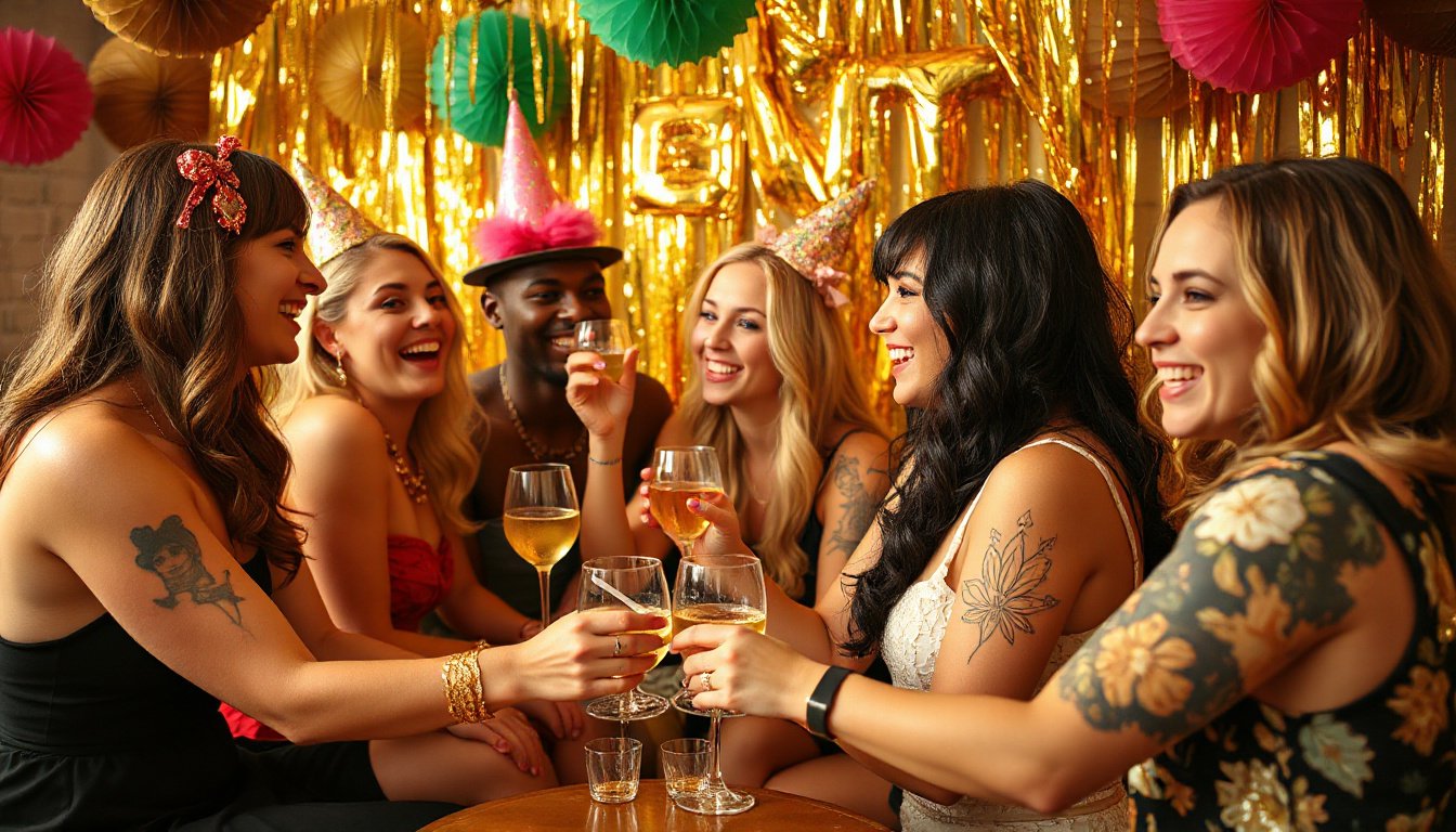 Glimmering Gold: Unveiling Hen Party Tattoo Trends!