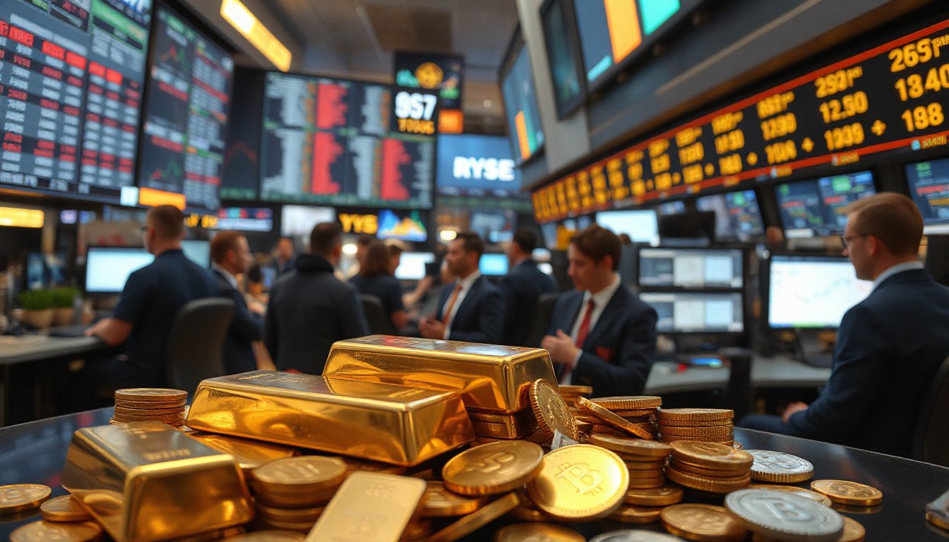 Gold and Silver Surge to Record Highs Amid Trade War Jitters