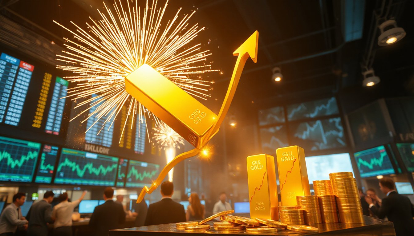 Gold Futures Soar: Record-Breaking Single-Day Gain!