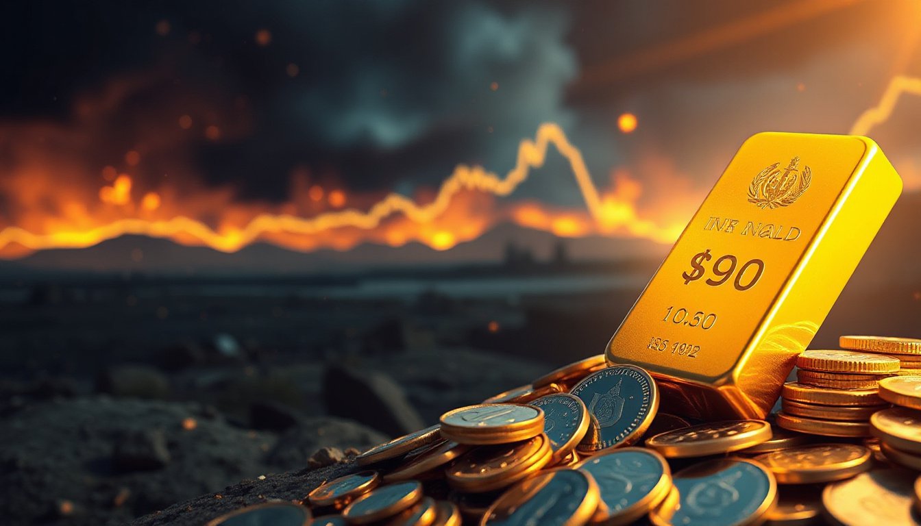 Gold Hits Record High Amid Iranian Turmoil, Silver Surges Past $90 Gold Hits Record High Amid Iranian Turmoil, Silver Surges Past $90