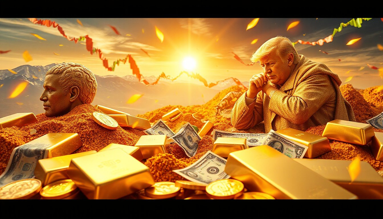 Gold Prices Dip as US Jobs Data Boosts Dollar, Trump Eases Iran Tensions