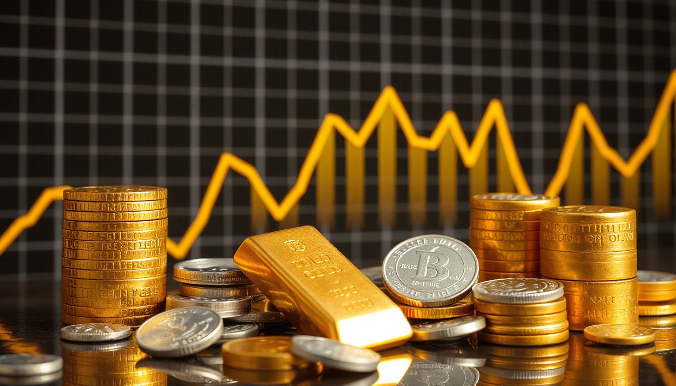 Gold Prices Soar Amid Safe-Haven Demand; Silver Faces Correction