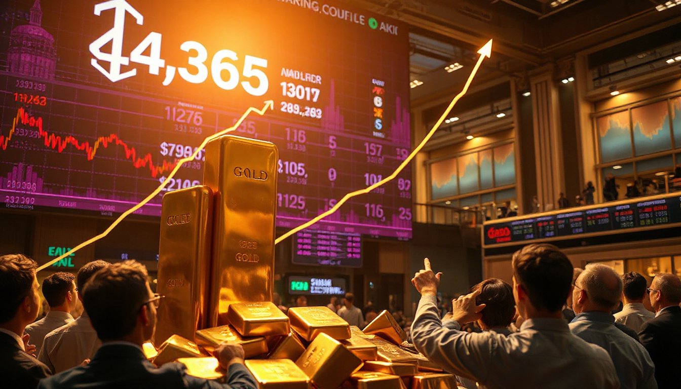 Gold Soars Past $5,000 as Safe-Haven Demand Peaks