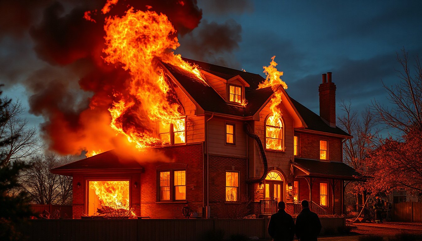 Massive Fire Causes Roof Collapse at Gold Canyon Home