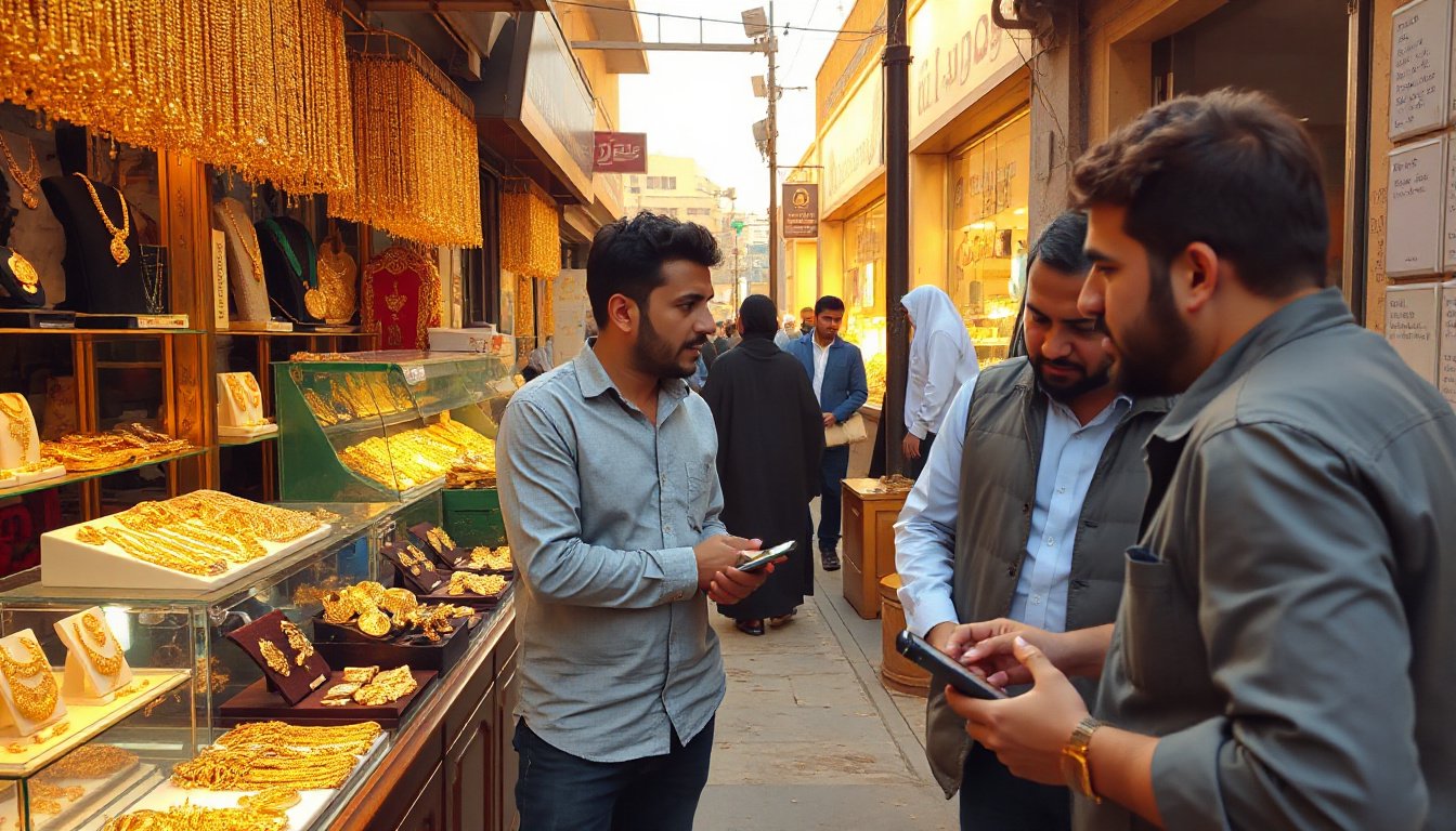 تراجع ملحوظ في أسعار الذهب ببغداد وأربيل