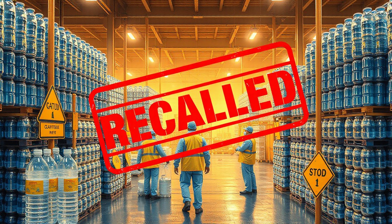 FDA Announces Recall of Over 650,000 Valley Springs Bottled Water Products Due to Health Concerns