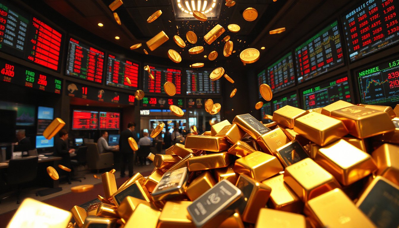 Gold and Silver Plummet: 5% and 10% Losses Amid Sell-Off