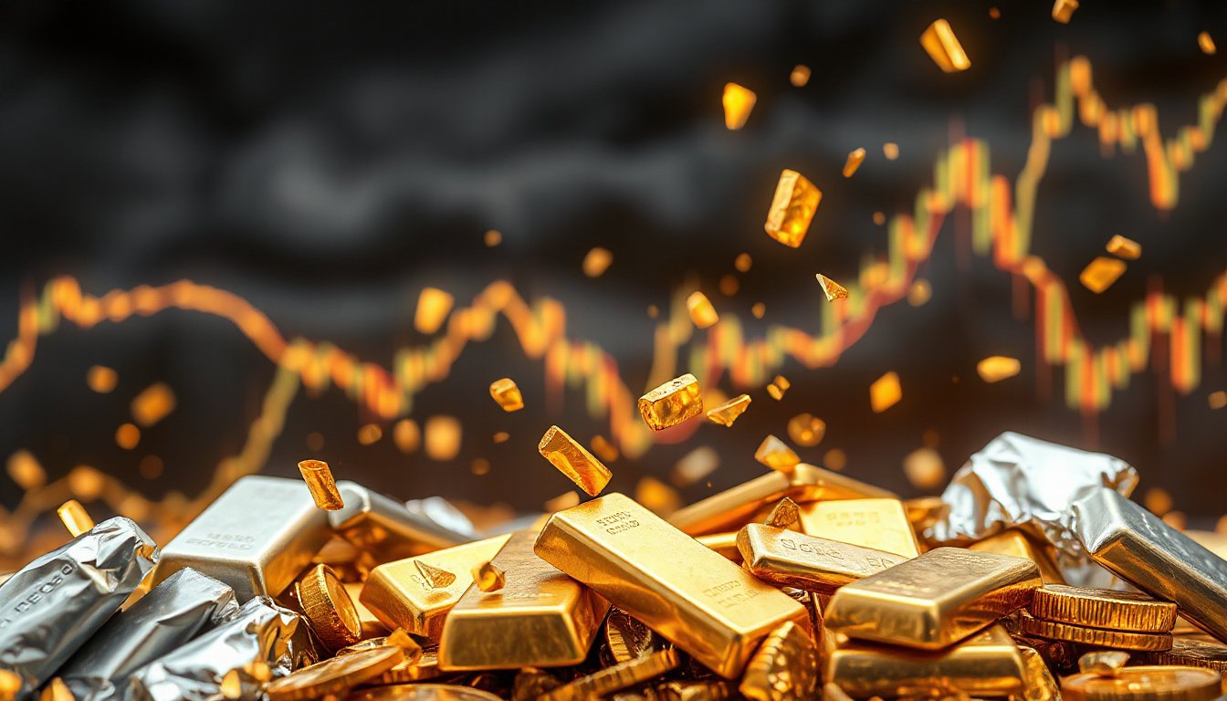 Gold and Silver Prices Drop as U.S. Data Looms Ahead