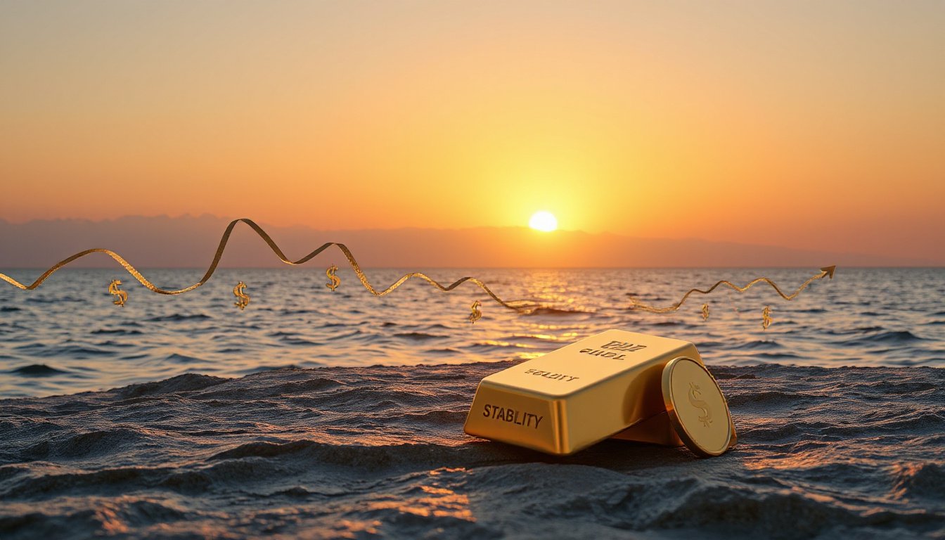 Gold Shines Steady Amid Falling US Treasury Yields and Strong Dollar: Monthly Gains Set for Seven Consecutive Months