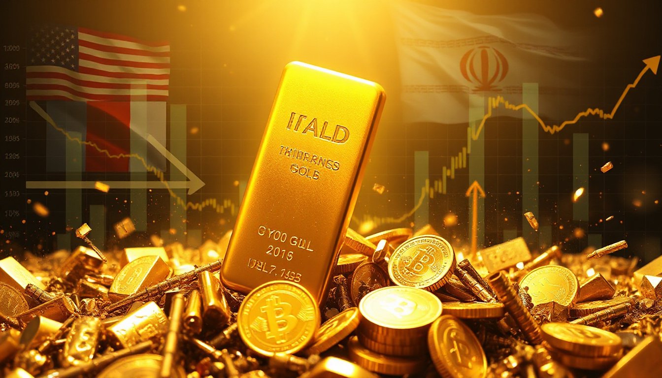Gold Surges Amid US Tariff Woes and Iran Tensions