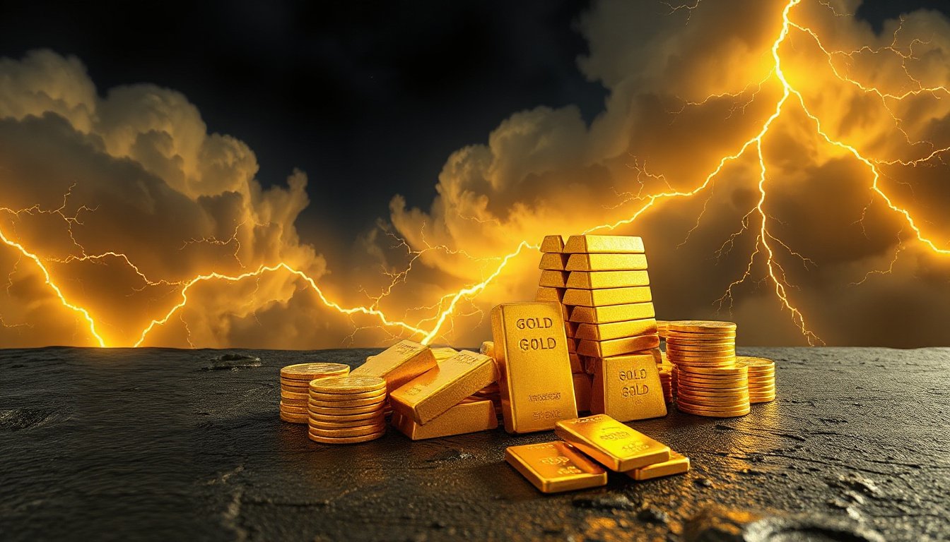 Gold Surges Over Rs 3,700 Amid Geopolitical Tensions