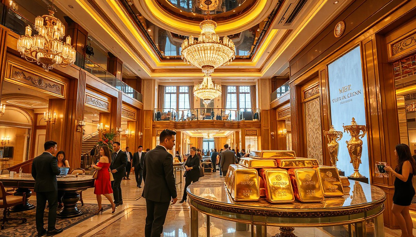 Macau Hotel Cashes In: Lobby Gold Bars Sold Amid Market Surge
