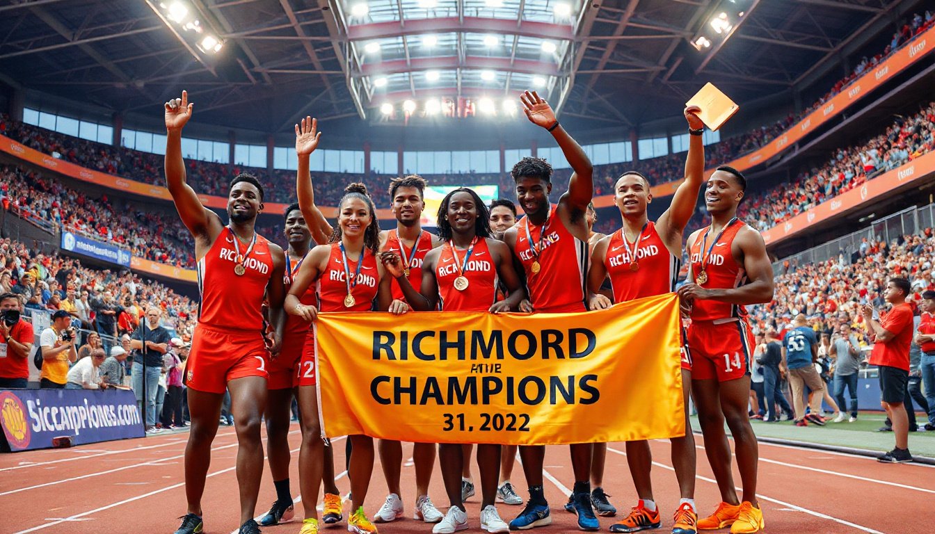 Richmond Spiders Shine at A-10 Championships: DMR Team Wins Gold and Sets New Meet Record
