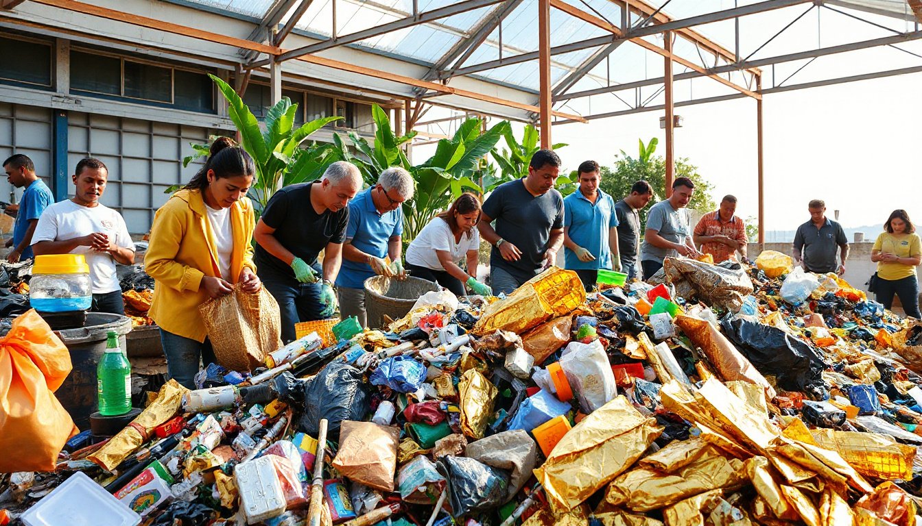 Transforming Waste into Wealth: BBK 7 UNAIR's 'Trash to Gold' Initiative