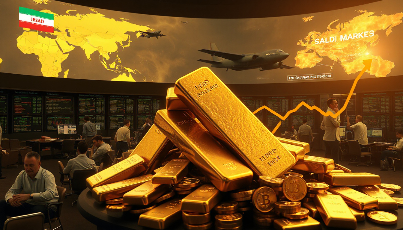 Gold Market Faces Turbulence: Major Correction Amidst Escalating Iran Conflict and Saudi Arabia's Military Moves
