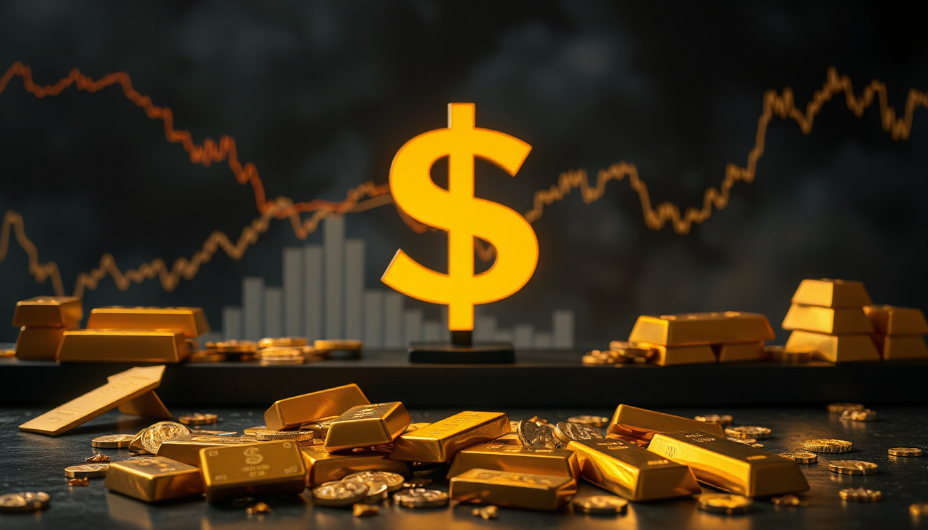 Gold Market Update: Prices Plunge 4% Amid Strong Dollar and Rate Hike Speculation