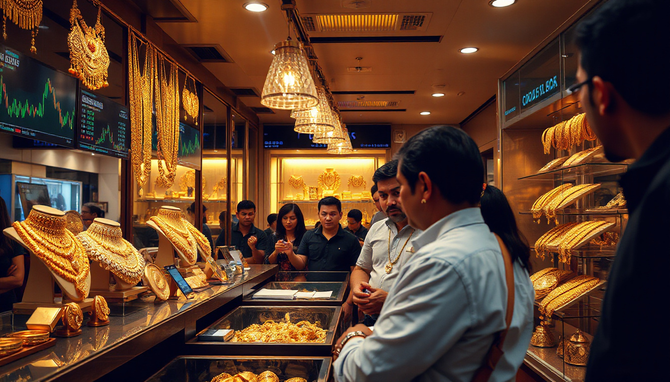 Gold Prices Plummet: Market Sees Rs. 2800 Drop Per Tola as Global Rates Decline