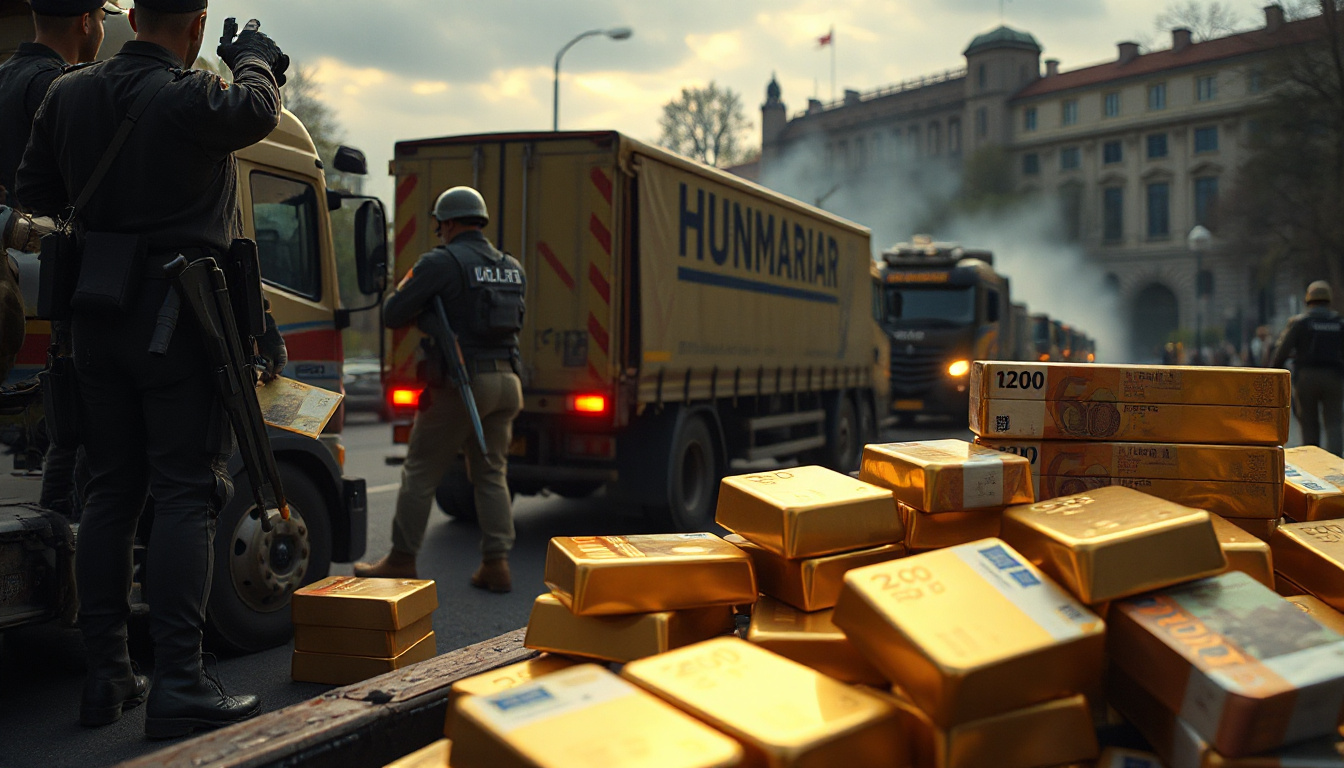 Hungary Seizes €75 Million and Gold from Ukrainian Convoy Amid Rising Tensions