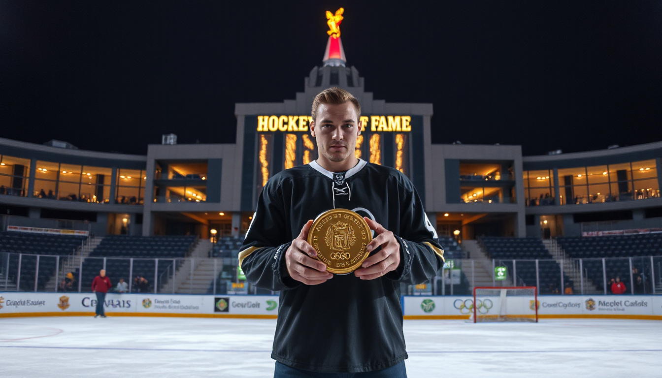 Jack Hughes Relinquishes Claim to Olympic Gold Puck as Hockey Hall of Fame Takes Ownership