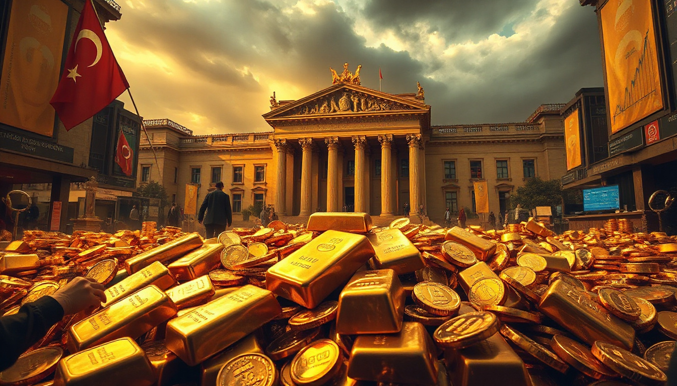 Surge in Gold Market: Turkey's Central Bank Sells and Swaps 60 Tons Amid Iran War Uncertainty