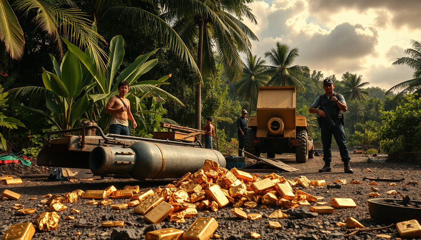 Unauthorized Gold Processing in Zamboanga: Two Chinese Nationals Arrested in Illegal Mining Operation