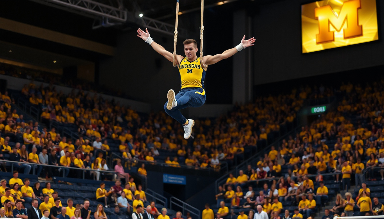 2026 Big Ten Men's Gymnastics Championships: Michigan Dominates with Fred Richard Leading the Way
