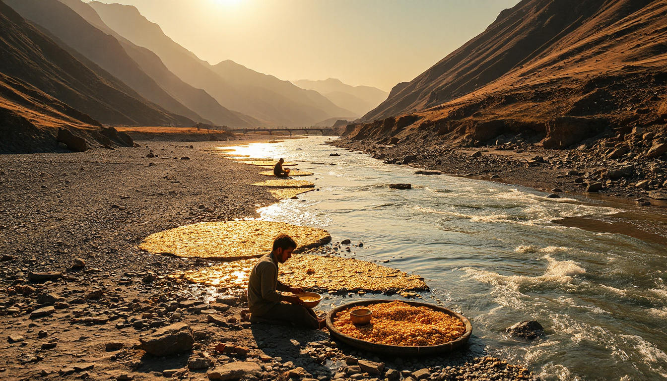 Afghanistan's Gold Rush: Villagers Turn to Gold-Panning for Survival Amid Economic Hardship