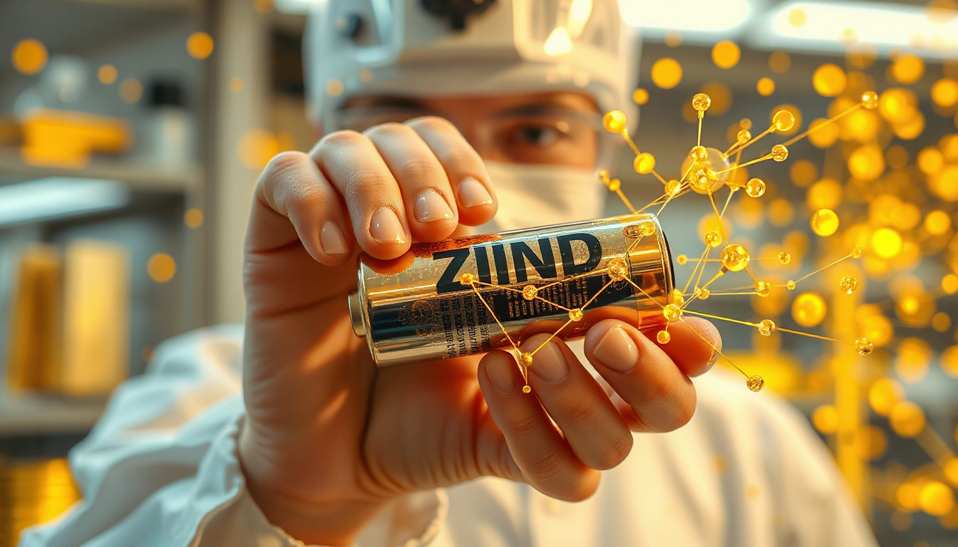 Breakthrough in Zinc Batteries: Gold Nanoparticles Extend Lifespan by 50 Times