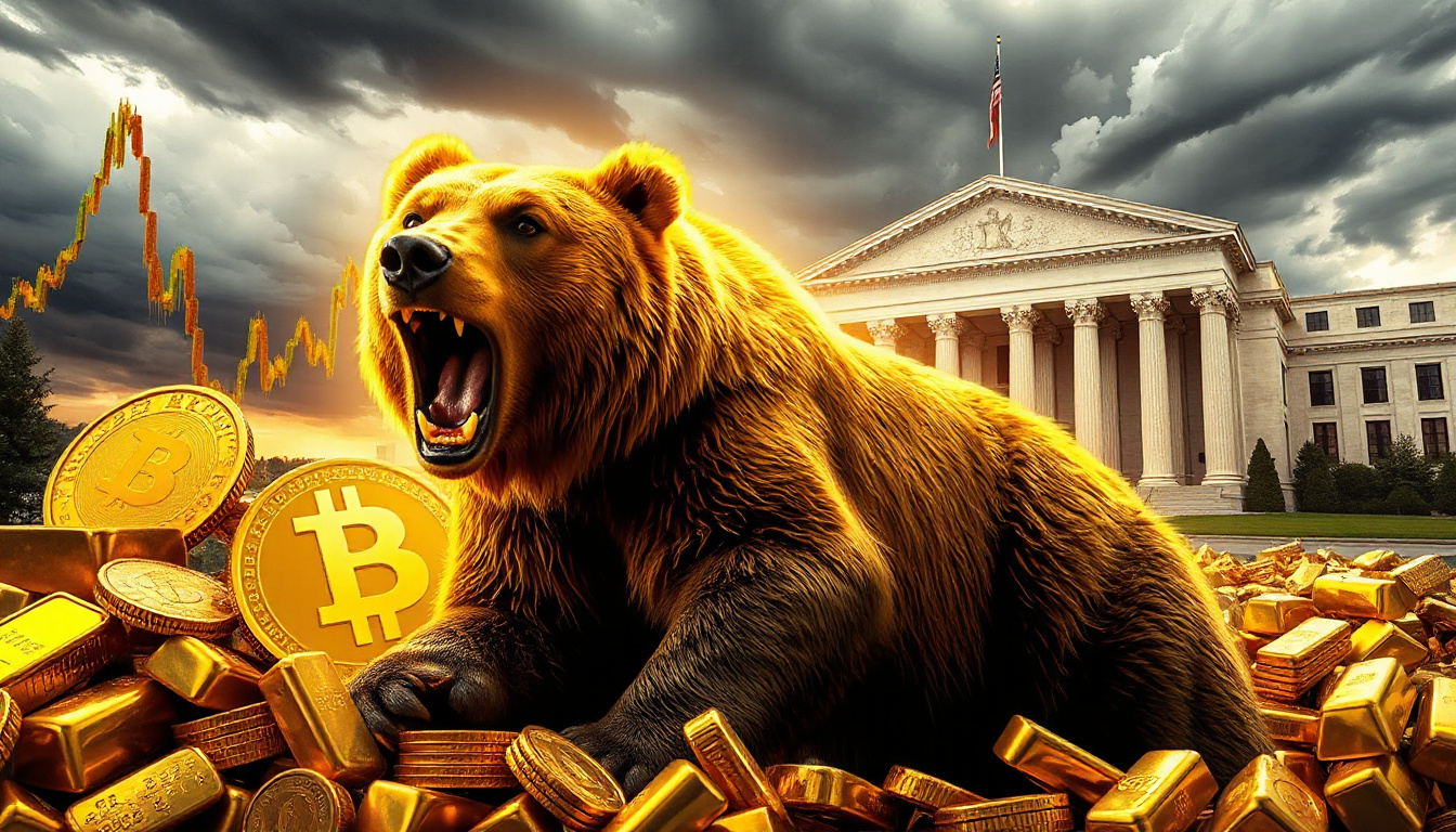 Gold Market Shifts: $1 Million Bear Bet Emerges Ahead of Fed's Key Decision