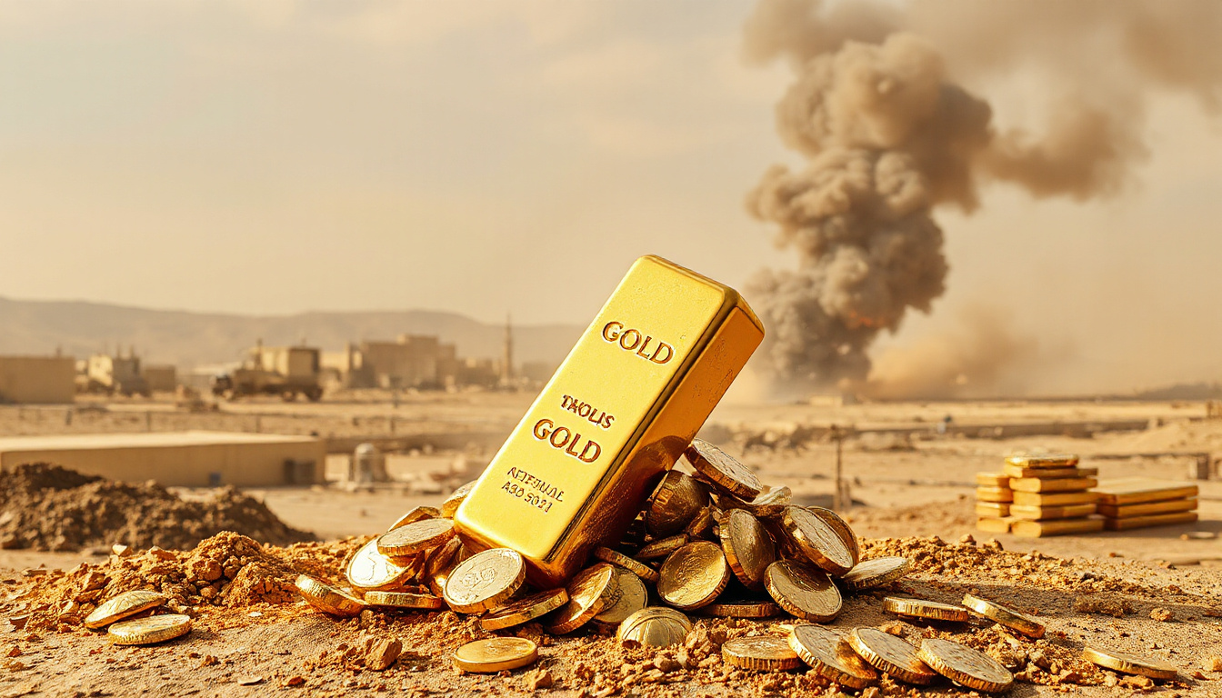 Gold Plummets 2% Amid Middle East Tensions and Fed Meeting Expectations