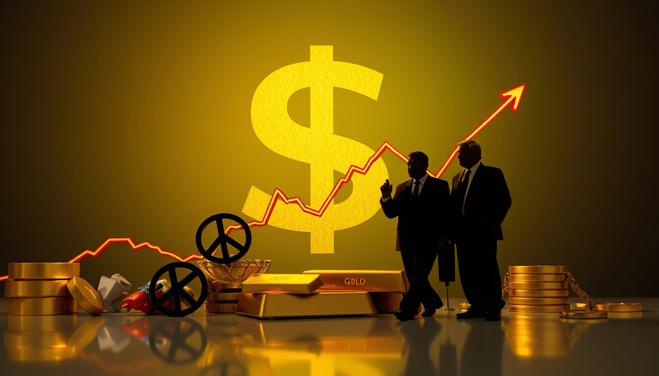 Gold Prices Dip Amid Rising Dollar and Stalled US-Iran Peace Talks: Latest Market Insights