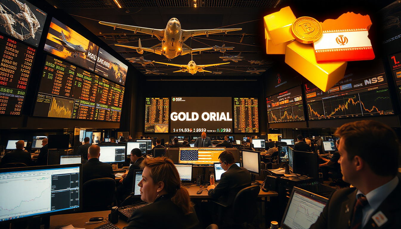 Gold Prices Dip as Traders React to Trump's Military Threats Over Iran