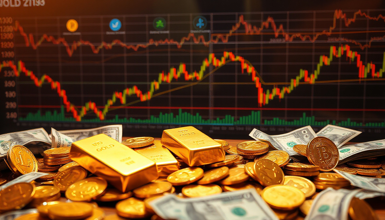 Gold Prices Dip to One-Month Low Amidst Fed's Steady Rates and Rising Inflation Concerns