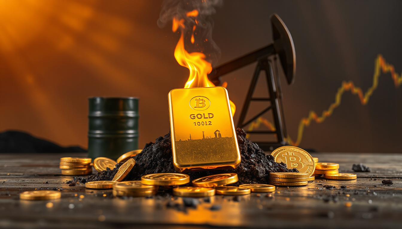 Gold Prices Plummet 4% as Oil Surges Amid Escalating Iran Conflict: Market Reactions Explained