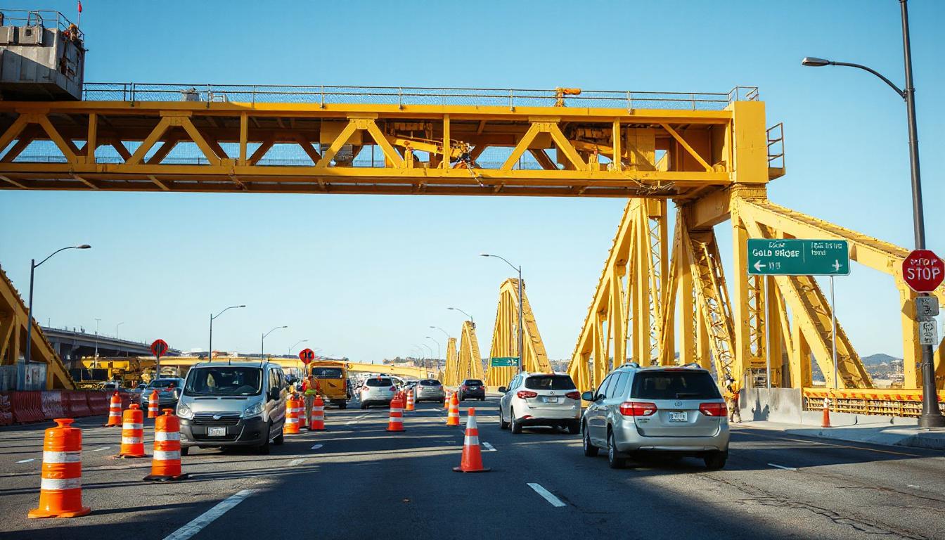 Major Traffic Changes Start on Gold Star Bridge as Years-Long Rehabilitation Begins