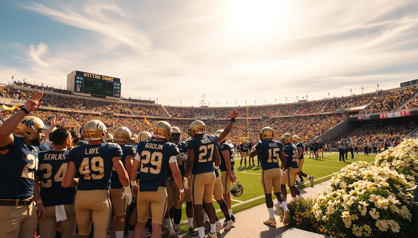 Notre Dame Spring Game 2023: Blue Team Triumphs in Thrilling 41-40 Victory with Key Player Highlights and Reactions