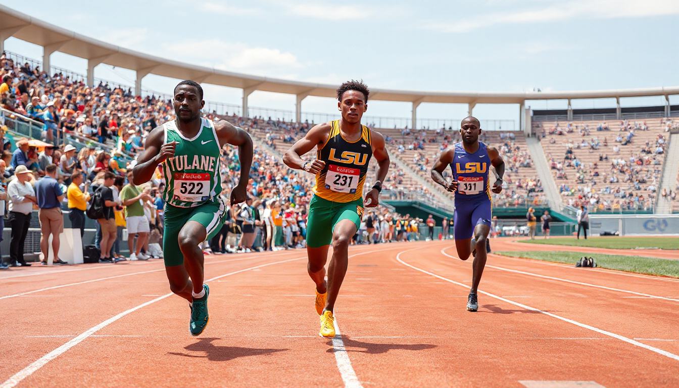 Tulane's Salsberry and Wolfe Set to Shine at LSU Alumni Gold Track Meet